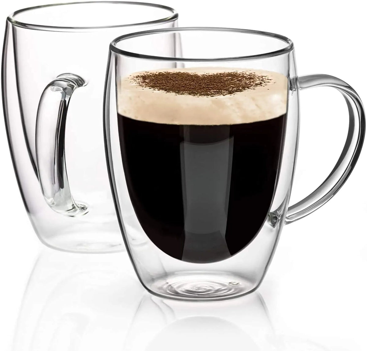 Double Wall Glass Mug - Techmanistan in Pakistan