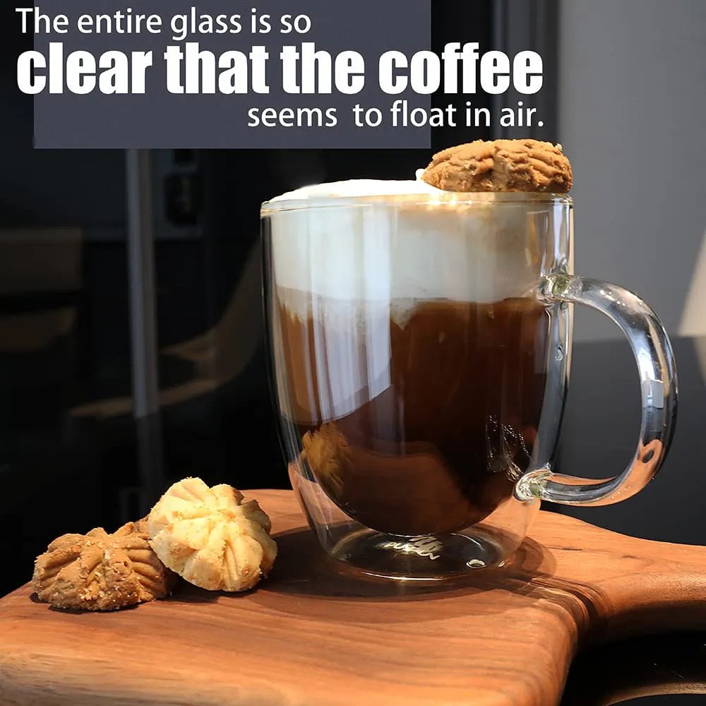 Double Wall Glass Mug - Techmanistan in Pakistan