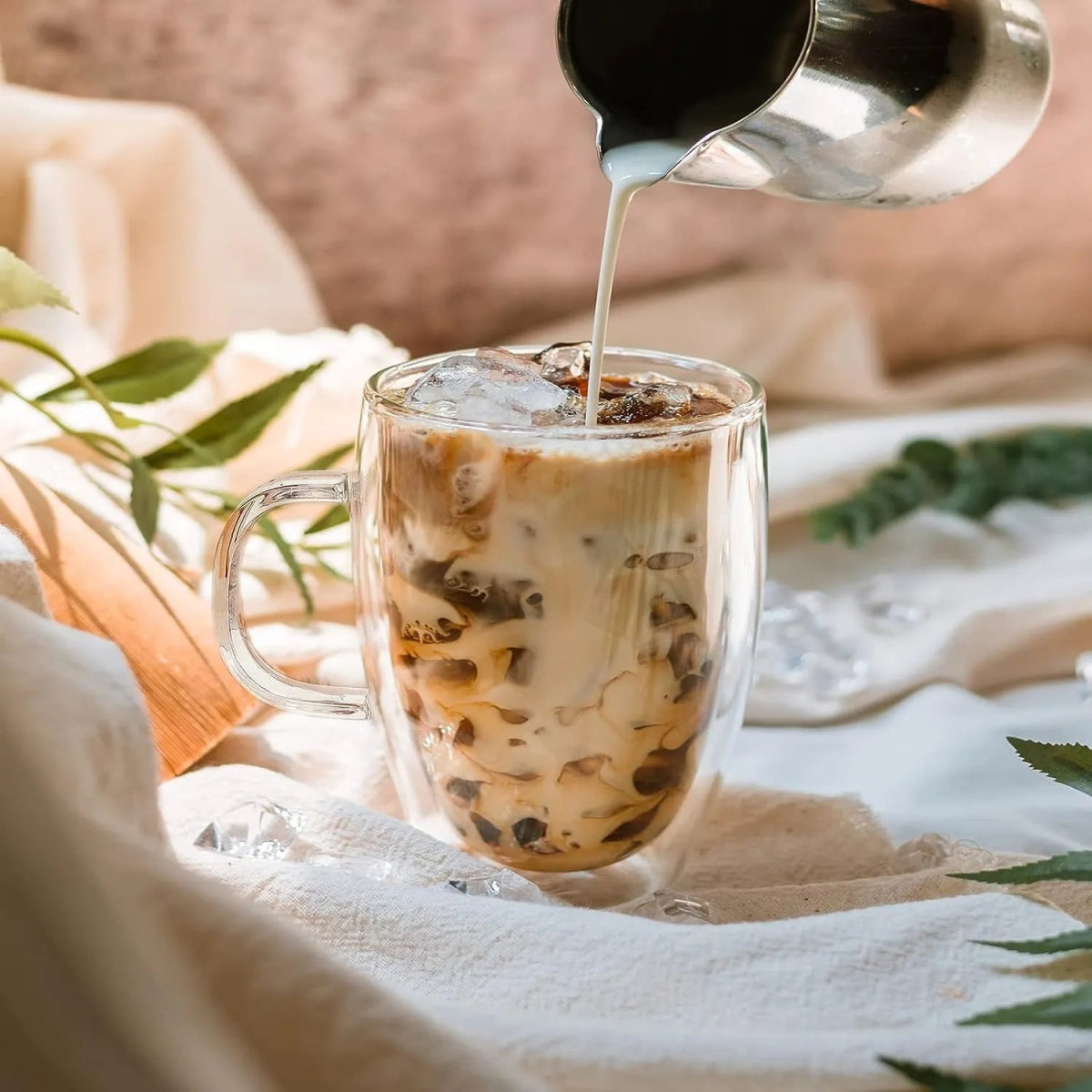 Double Wall Glass Mug - Techmanistan in Pakistan