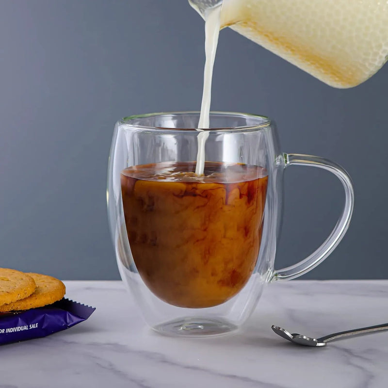 Double Wall Glass Mug - Techmanistan in Pakistan