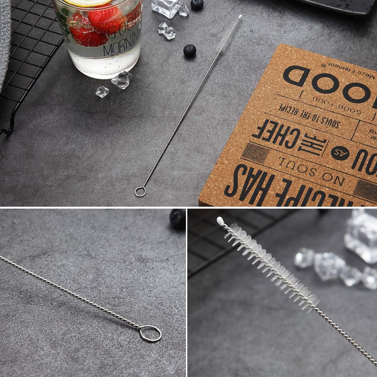 Drinking Straws With Cleaning Brush - Techmanistan in Pakistan