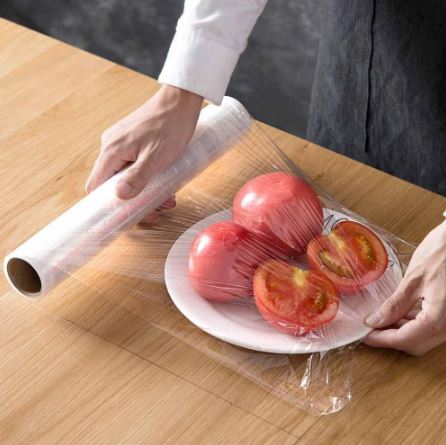 100cm x 30cm Kitchen Transparent PE Cling Film Techmanistan