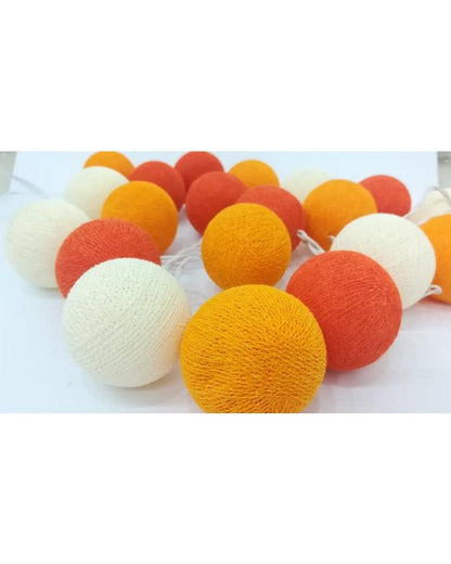 Pack of 20 - Hanging Decoration Cotton Yarn Light Balls - Techmanistan