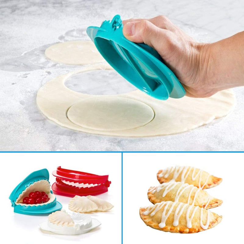 Set of 3 - Mixed Colors Dumplings Mold, Plastic Pressing Dumplings Maker Dough Cutter Pie Ravioli Dumpling Mould Kitchen Pastry Tools Accessories Cutting Tool My Store