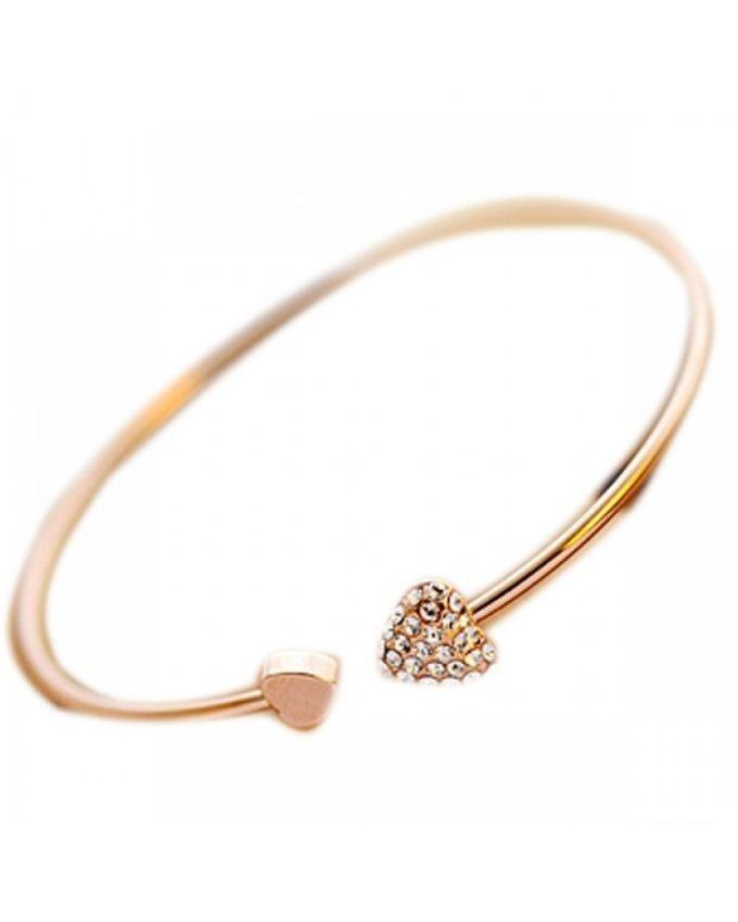 Heart shaped Golden Bracelet My Store