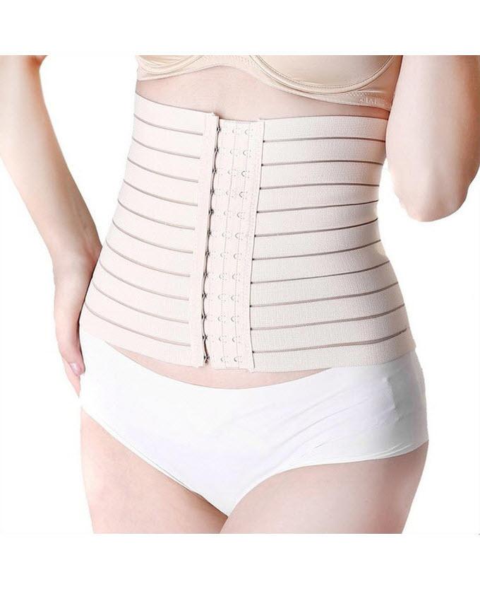 Invisible Tummy Trimmer Waist Belt - Beige/Tummy Trimmer/Slimming Belt - Techmanistan