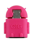 Micro USB OTG (On-The-Go) Adapter - Dark Pink My Store