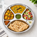Stainless Steel 7-Compartment Plate