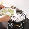 Stainless Steel Steamer Stand with Removable Legs Techmanistan