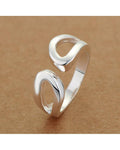 Silver Plated Alloy Ring for Women--Techmanistan-My Store