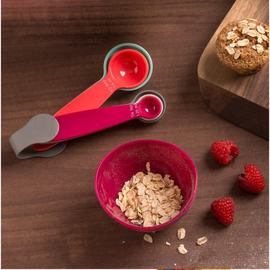 Set of 5 - Plastic Kitchen Baking Measuring Spoons - Random Color My Store