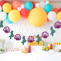 Mermaid Seashell Party Banner For Kid Birthday Party Decoration My Store