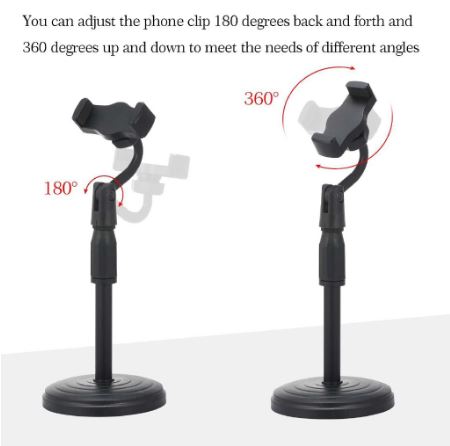 Adjustable Mobile Stand Table Rod Techmanistan