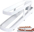 4Tier Eggs Dispenser, Egg Rolling Fridge Organizer