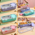 2/3 Compartment Lunch Box Stainless Steel Bento Box