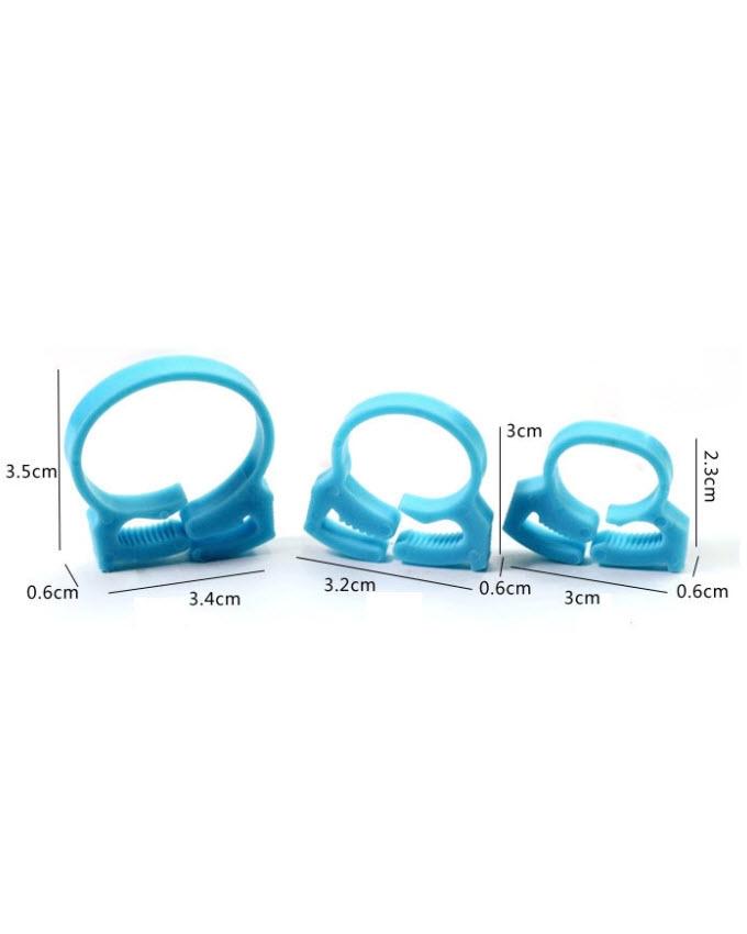 Pack of 6 - Cord Rings My Store