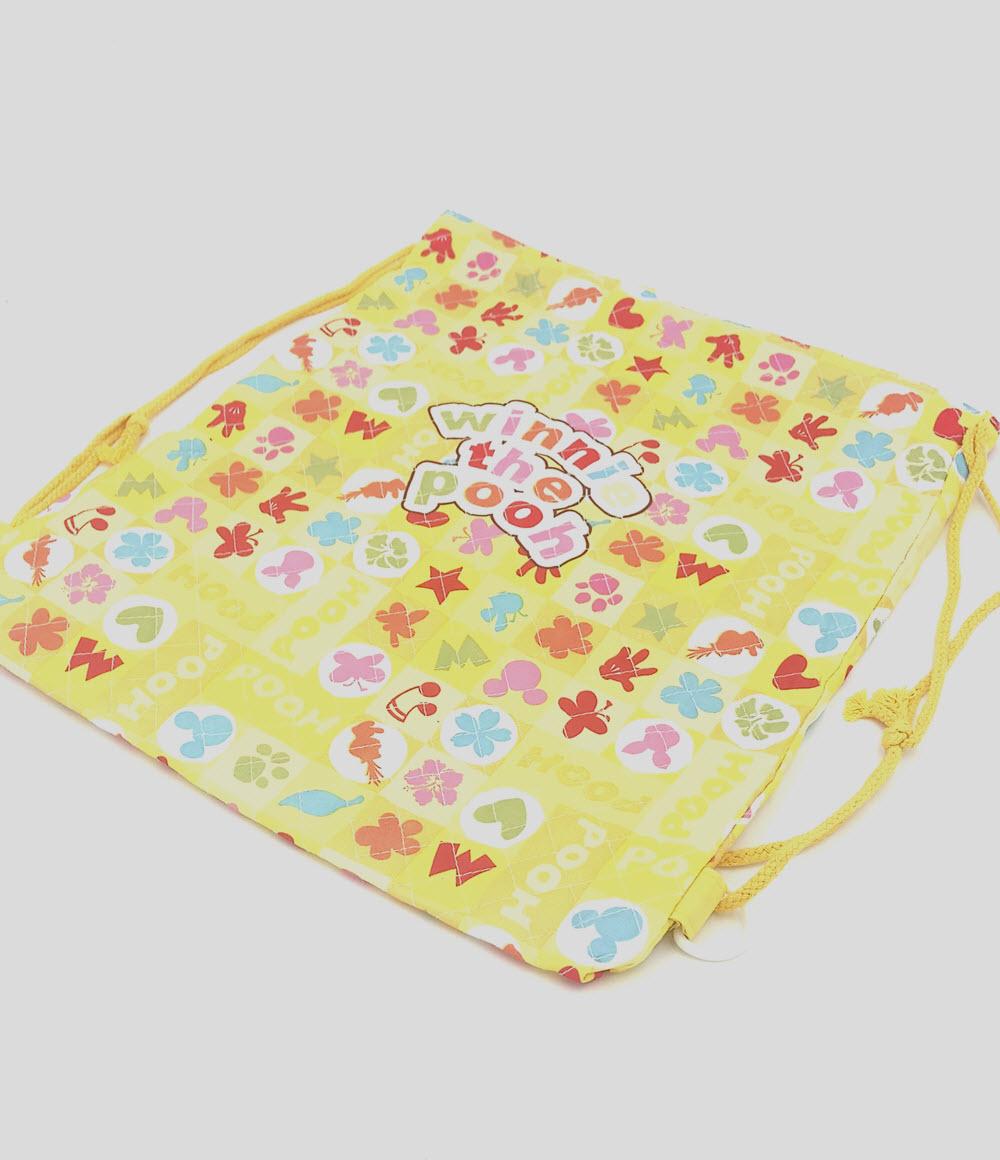 Pooh Drawstring and Handle Bag.