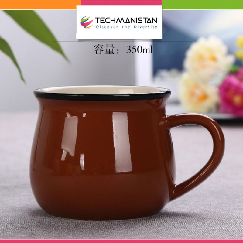 350ml Reusable Ceramic Coffee Cup Techmanistan