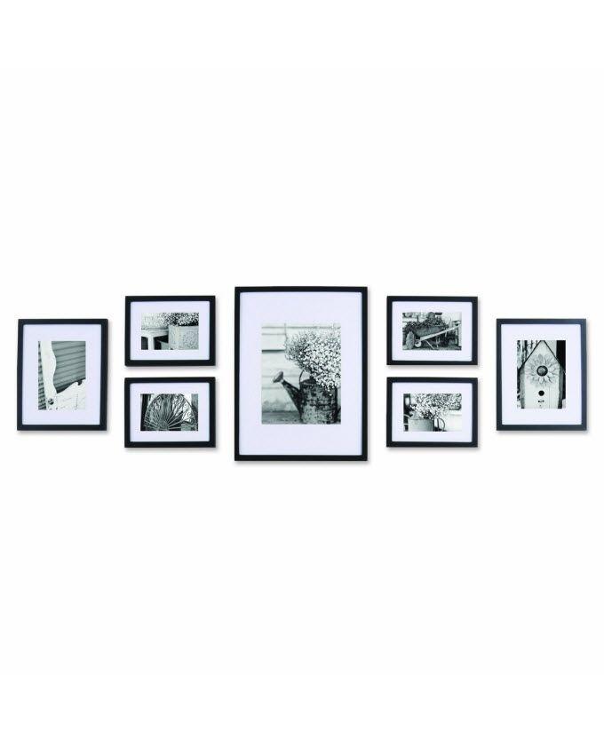 Set of 7 - Photo Frames Collage Wall Hanging Wall Decor Set - Perfect for Living Room My Store