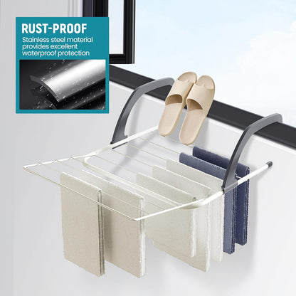 Foldable Clothes Hanger/Airer, Radiator Drying Rack