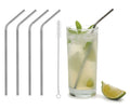 Stainless Steel Reusable Drinking Straws with Cleaning Brush My Store
