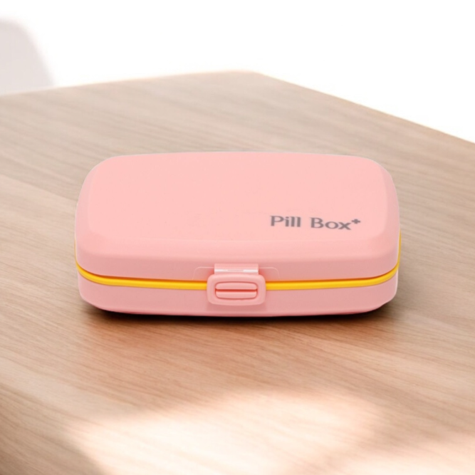 6 Compartment Pill Box Medicine Box - Random Color