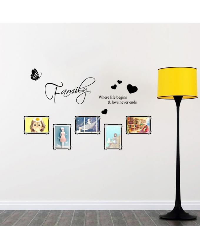Family Quotes Wall Sticker - Techmanistan in Pakistan