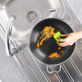 Honeycomb Laser Coated Wok With Lid – Dual Handle Stainless Steel Karahi