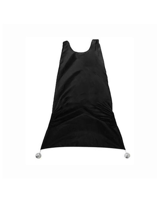 Beard Catcher Barber Apron - Black, Easy Cleanup for Shaving & Trimming.