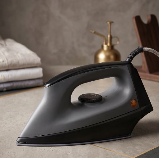 1200W Flat Electroni Dry Iron | Non-Stick Ceramic Coated Soleplate