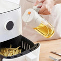 580ml 2in1 Oil Dispenser & Sprayer | Glass Oil Bottle
