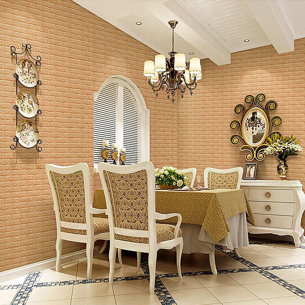 Pack of 4 - 3D Brick Wall Stickers Techmanistan