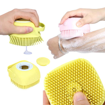 Random Color Silicone Body Massage Brush