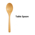 Acacia Wood Teaspoon, Tablespoon & Fork