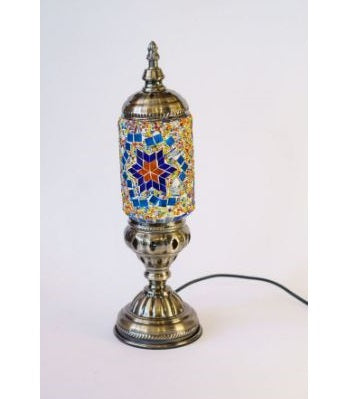 Pair of Moroccan Mosaic Lamp Turkish Table Lamp