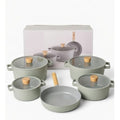 11-Piece Non-Stick Cookware Set – Pots & Pans with Lids | Ceramic Coated Aluminium
