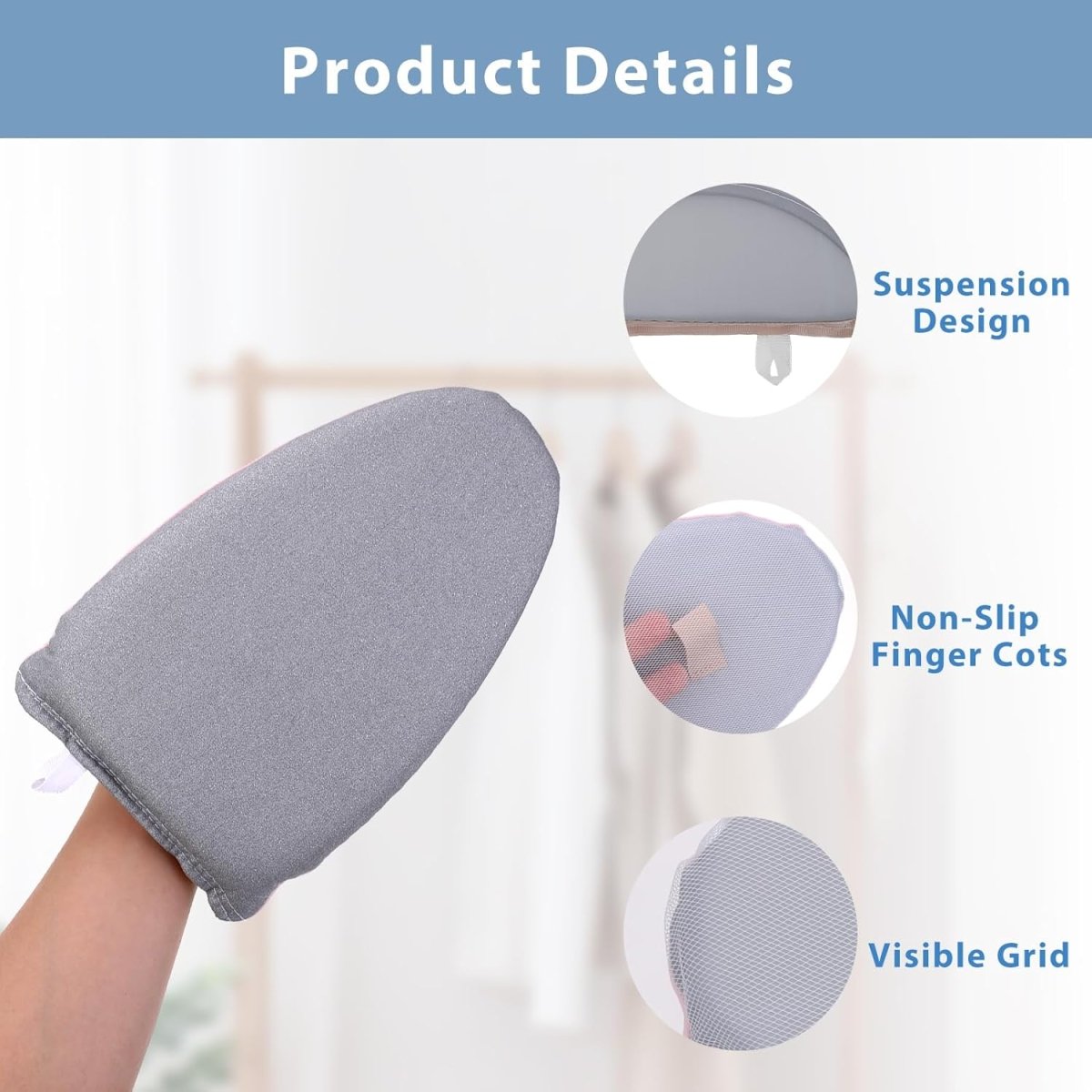 Finger Loop Clothes Steam Glove - Techmanistan in Pakistan