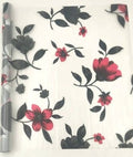 Flower Design Self - Adhesive Privacy Glass/Window Film - 45x200 cm - Techmanistan in Pakistan
