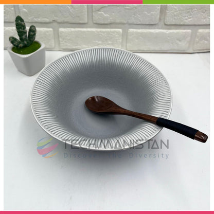 Flower Pattern Ceramic Bowl - Techmanistan in Pakistan