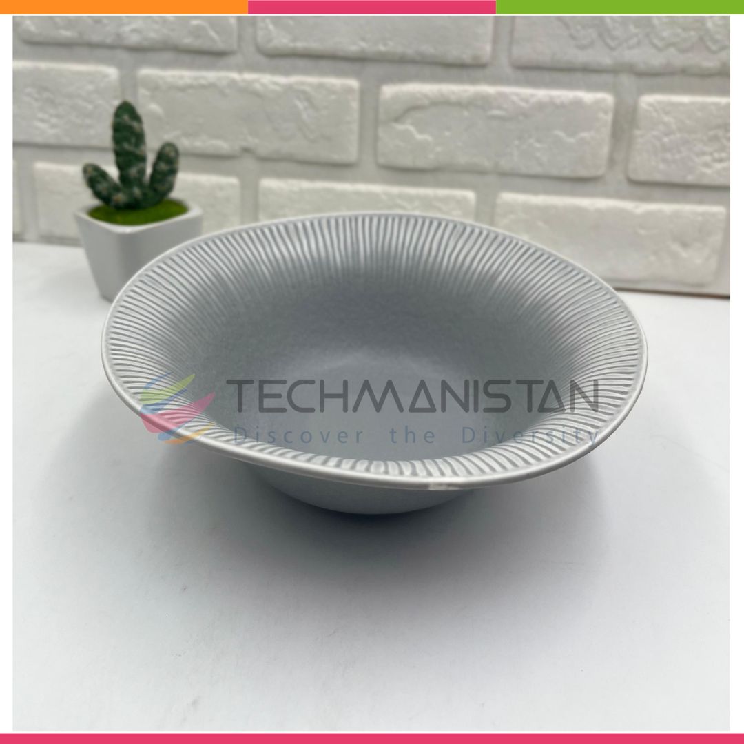 Flower Pattern Ceramic Bowl - Techmanistan in Pakistan