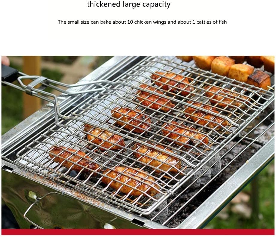Foldable Fish Grill Basket - Techmanistan in Pakistan