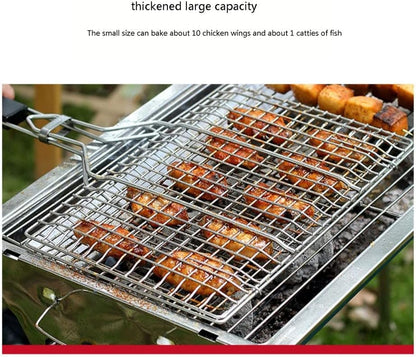 Foldable Fish Grill Basket - Techmanistan in Pakistan