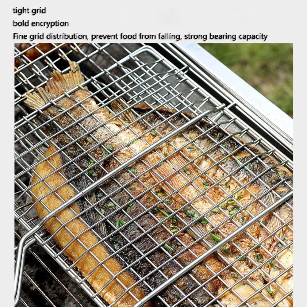 Foldable Fish Grill Basket - Techmanistan in Pakistan