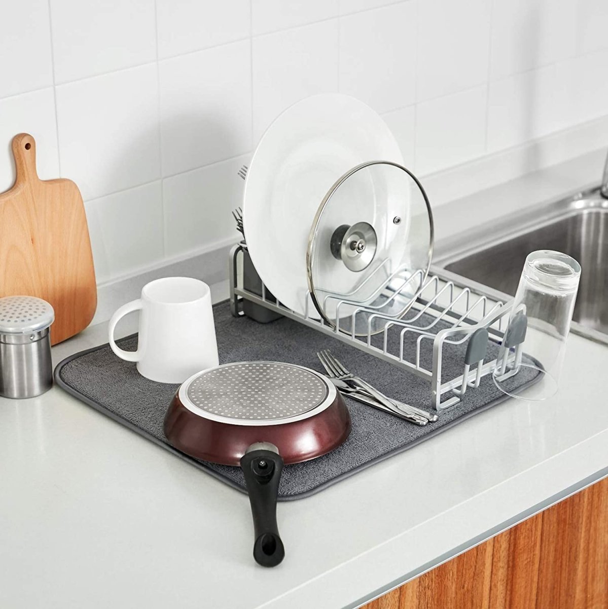 Foldable Microfiber Dish Drying Mat - Techmanistan in Pakistan