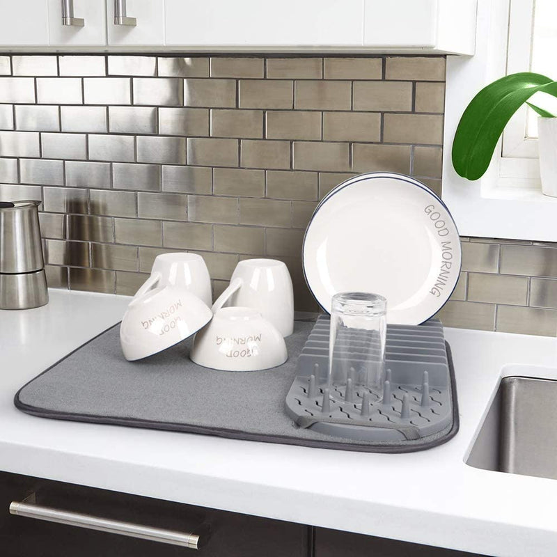 Foldable Microfiber Dish Drying Mat - Techmanistan in Pakistan