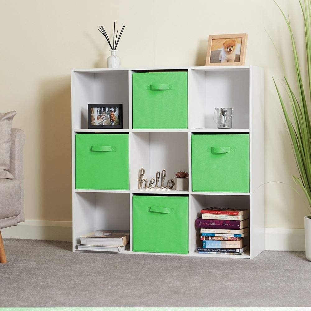 Foldable Multifunctional Storage Cube Organizer with Lid And Handles, Clothes Storage Basket, Foldable Storage Bin Organizer For Toys and Clothes - Techmanistan in Pakistan