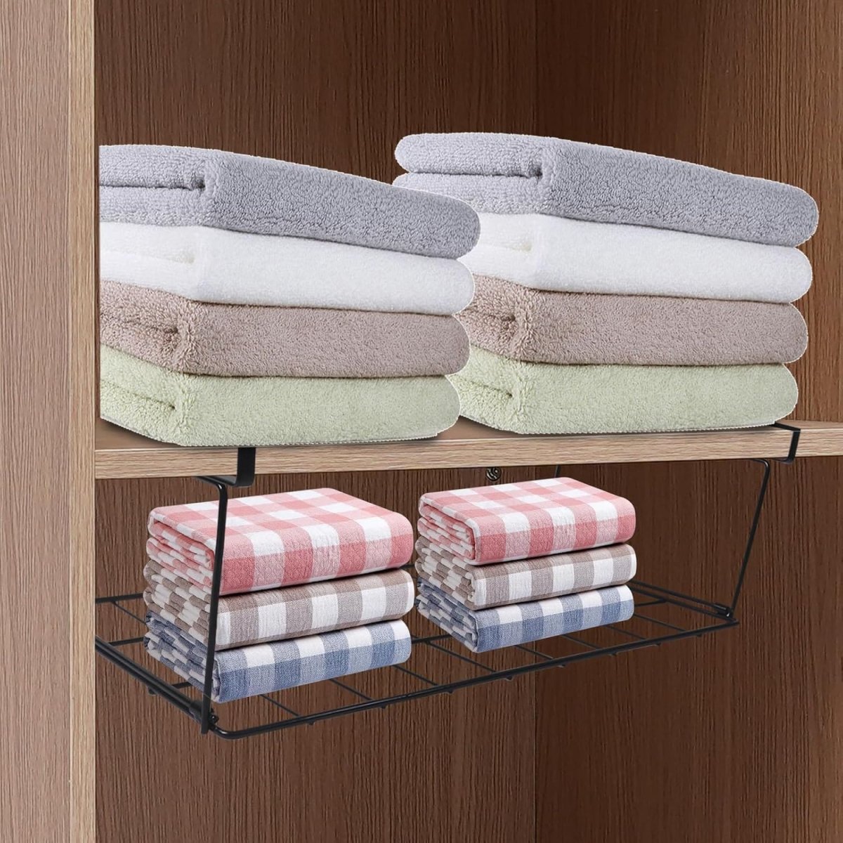 Foldable Under Shelf Storage Basket - Techmanistan in Pakistan