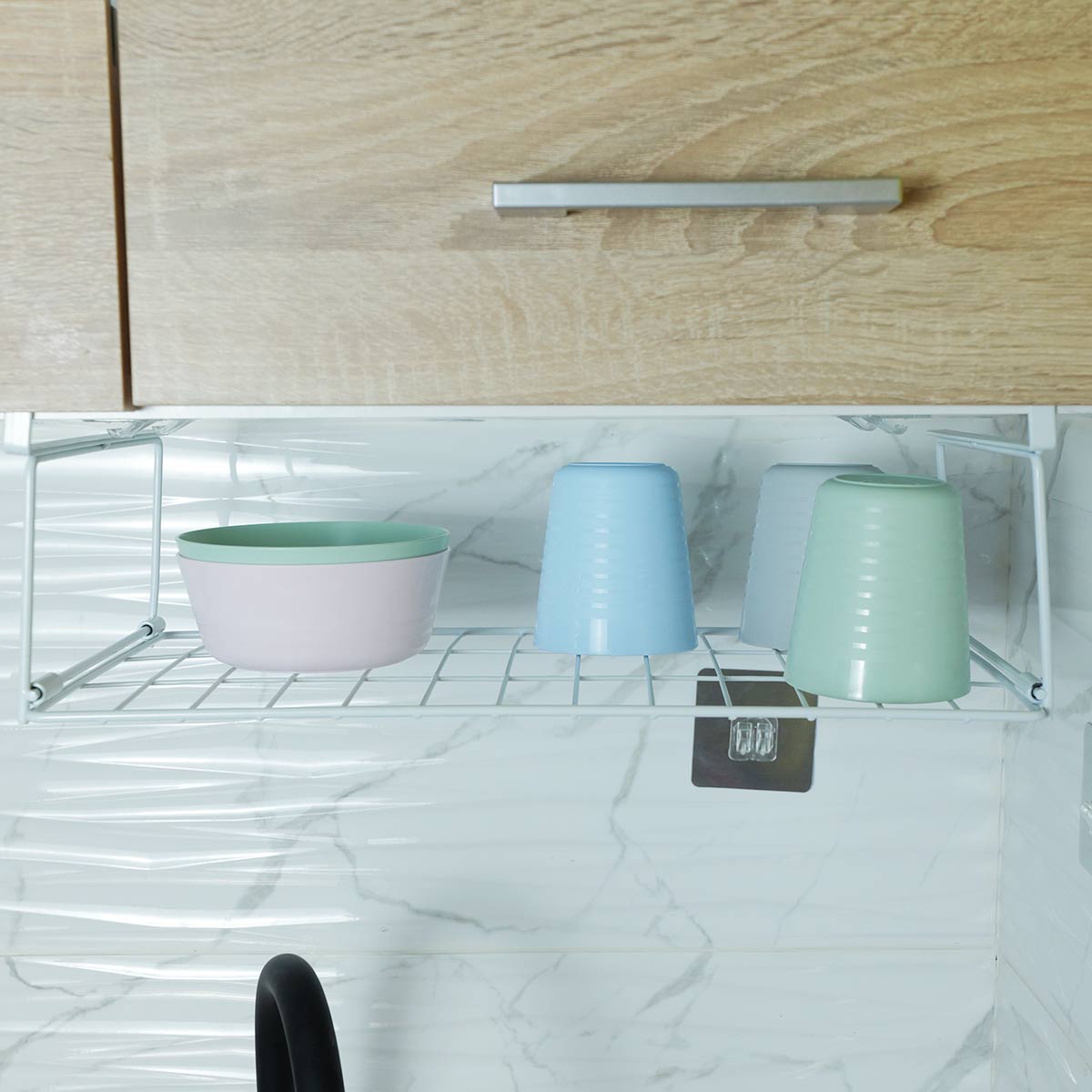 Foldable Under Shelf Storage Basket - Techmanistan in Pakistan