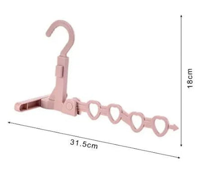 Folding Clothes Drying Hanger with 4 Rotating Hooks - Techmanistan in Pakistan