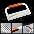 French Fries Cutter Stainless Steel Crinkle Cutter - Techmanistan in Pakistan